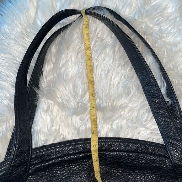 Libaire Black Leather Laptop Bag - Picture 5 of 10